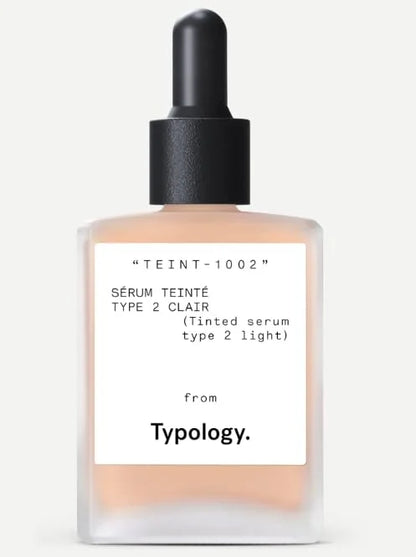 Typology Tinted Serum with Vitamin C, Squalane & Aloe Vera - Type 2 / Light + + Bonus Premium Korean AloeVera Sheet Masque