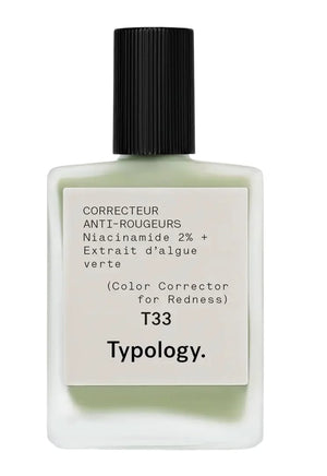 Typology T33 Color Corrector for Redness, 2% Niacinamide with Green Seaweed Extract